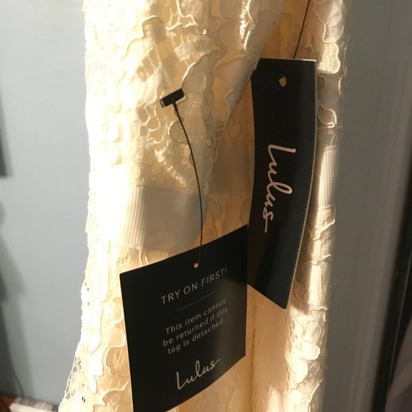 Lulu's Zenith White Lace Dress (Never worn/NWT) - Picture 3 of 3